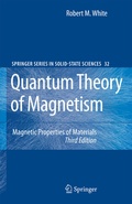 Cover: Quantum Theory of Magnetism - Springer