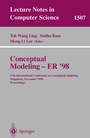 Cover: Conceptual Modeling - ER '98 - Springer