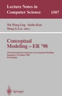 Cover: Conceptual Modeling - ER '98 - Springer