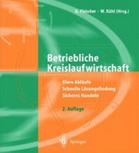 Abbildung von: Betriebliche Kreislaufwirtschaft Bd.1: Praxisteil - Springer