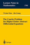 Cover: The Cauchy Problem for Higher Order Abstract Differential Equations - Springer