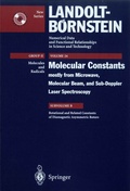 Cover: Rotational, Centrifugal Distortion and Related Constants of Diamagnetic Asymmetric Top Molecules - Springer