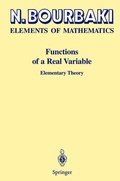 Cover: Functions of a Real Variable - Springer