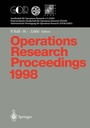 Cover: Operations Research Proceedings 1998 - Springer