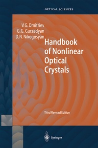 Abbildung von: Handbook of Nonlinear Optical Crystals - Springer