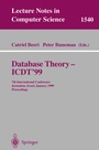 Cover: Database Theory - ICDT'99 - Springer