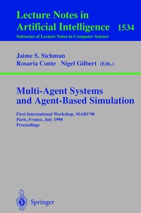 Enlarge image Cover: Multi-Agent Systems and Agent-Based Simulation - Springer