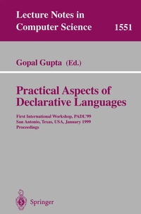 Enlarge image Cover: Practical Aspects of Declarative Languages - Springer