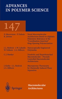 Enlarge image Cover: Macromolecular Architectures - Springer