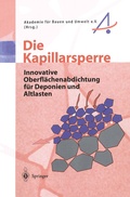 Cover: Die Kapillarsperre - Springer
