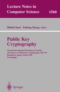Cover: Public Key Cryptography - Springer