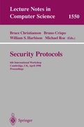 Cover: Security Protocols - Springer