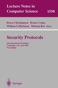 Enlarge image Cover: Security Protocols - Springer