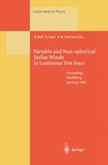 Cover: Variable and Non-spherical Stellar Winds in Luminous Hot Stars - Springer