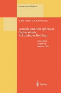 Abbildung von: Variable and Non-spherical Stellar Winds in Luminous Hot Stars - Springer