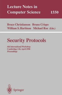 Enlarge image Cover: Security Protocols - Springer