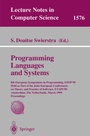 Cover: Programming Languages and Systems - Springer