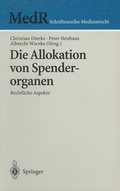 Cover: Die Allokation von Spenderorganen - Springer