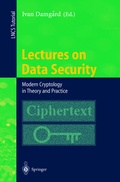 Cover: Lectures on Data Security - Springer