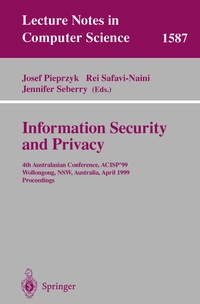 Enlarge image Cover: Information Security and Privacy - Springer