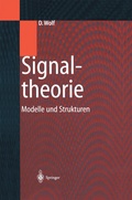 Cover: Signaltheorie - Springer