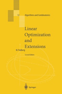 Abbildung von: Linear Optimization and Extensions - Springer