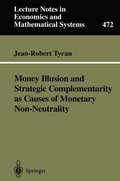 Cover: Money Illusion and Strategic Complementarity as Causes of Monetary Non-Neutrality - Springer