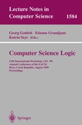 Cover: Computer Science Logic - Springer