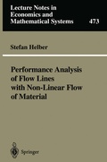 Cover: Performance Analysis of Flow Lines with Non-Linear Flow of Material - Springer