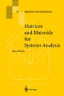 Cover: Matrices and Matroids for Systems Analysis - Springer
