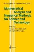 Cover: Mathematical Analysis and Numerical Methods for Science and Technology - Springer