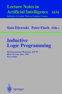 Enlarge image Cover: Inductive Logic Programming - Springer