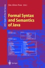 Cover: Formal Syntax and Semantics of Java - Springer