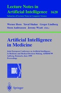 Cover: Artificial Intelligence in Medicine - Springer