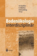 Cover: Boden&ouml;kologie interdisziplin&auml;r - Springer