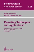 Cover: Rewriting Techniques and Applications - Springer