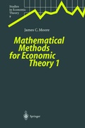 Cover: Mathematical Methods for Economic Theory 1 - Springer