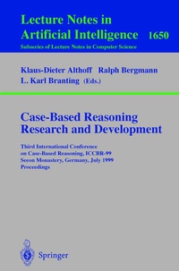 Enlarge image Cover: Case-Based Reasoning Research and Development - Springer