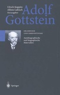 Cover: Adolf Gottstein: Erlebnisse und Erkenntnisse - Springer