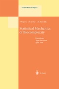 Cover: Statistical Mechanics of Biocomplexity - Springer