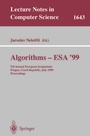Cover: Algorithms - ESA'99 - Springer