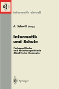 Cover: Informatik und Schule - Springer