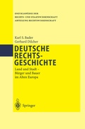 Cover: Deutsche Rechtsgeschichte - Springer