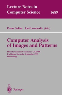 Enlarge image Cover: Computer Analysis of Images and Patterns - Springer