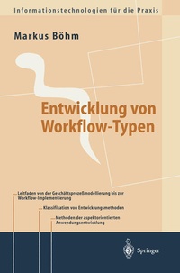 Enlarge image Cover: Entwicklung von Workflow-Typen - Springer