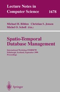 Cover: Spatio-Temporal Database Management - Springer