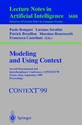 Cover: Modeling and Using Context - Springer