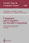 Cover: Languages and Compilers for Parallel Computing - Springer