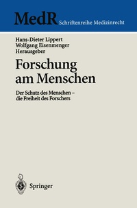 Enlarge image Cover: Forschung am Menschen - Springer