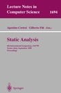 Cover: Static Analysis - Springer